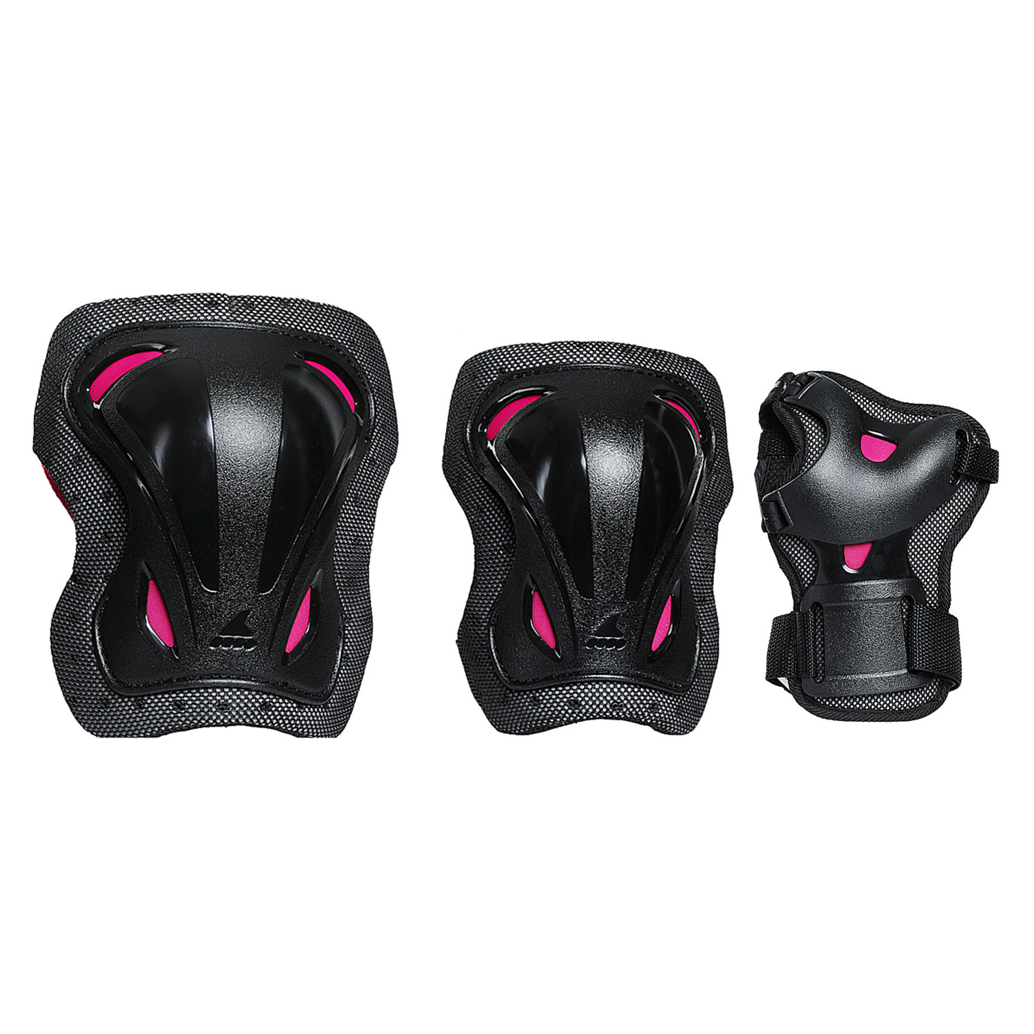 Защита для роликов (3 элемента) Rollerblade Skate Gear W 3 Pack Black/Raspberry