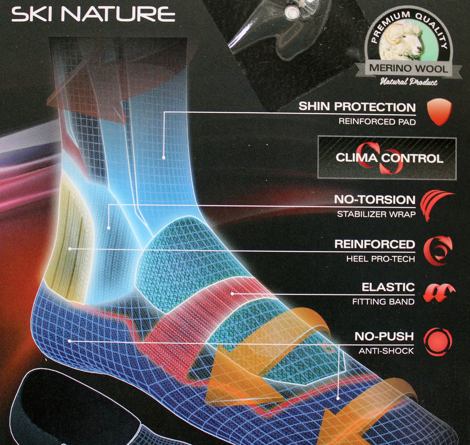 Носки Accapi Ski Nature Fir Octane