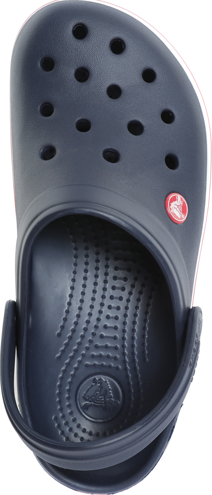 Crocband navy store blue clogs