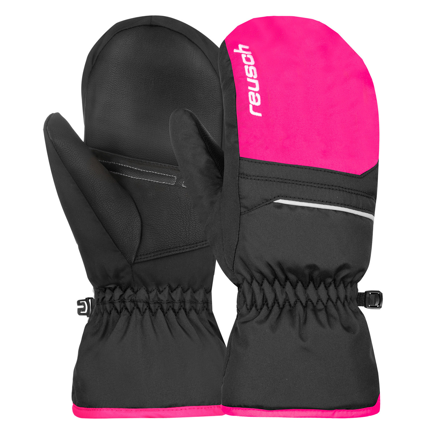 Варежки детские REUSCH Alan Junior Black/Pink Glo