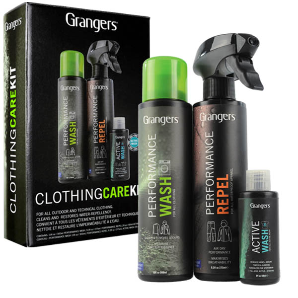 Средство для стирки пуховиков и спальников GRANGERS Clothing Care Kit 275 мл + 300 мл + 60 мл