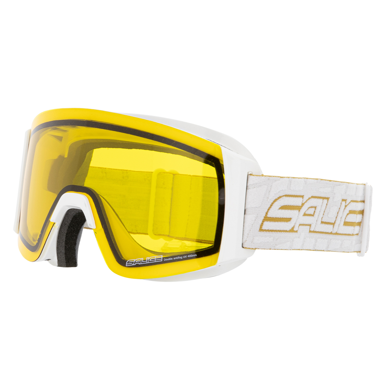 Маска горнолыжная OTG Salice 105DAF White-Gold/Da Yellow S1