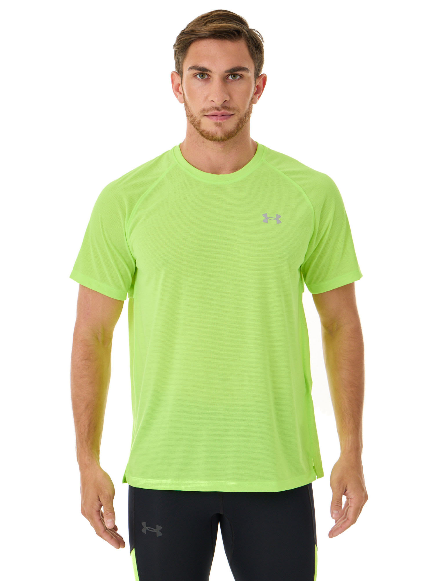 Футболка беговая Under Armour Streaker Lime Surge/Black