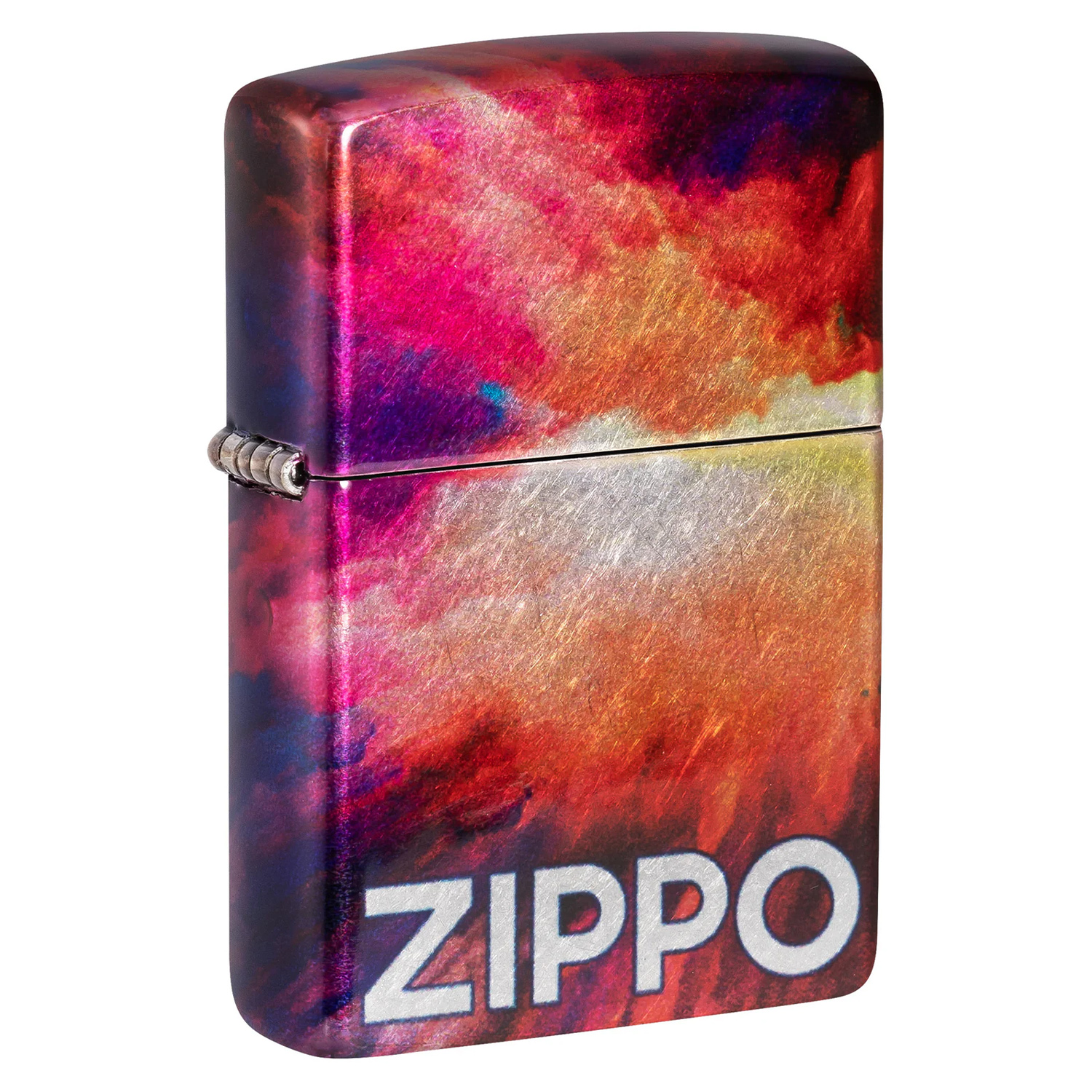 Зажигалка Zippo Tie Dye 540 Tumbled Chrome