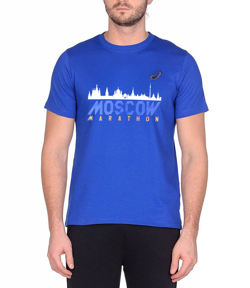 Asics 2019 20 SMALL CHEST LOGO TEE ASICS BLUE