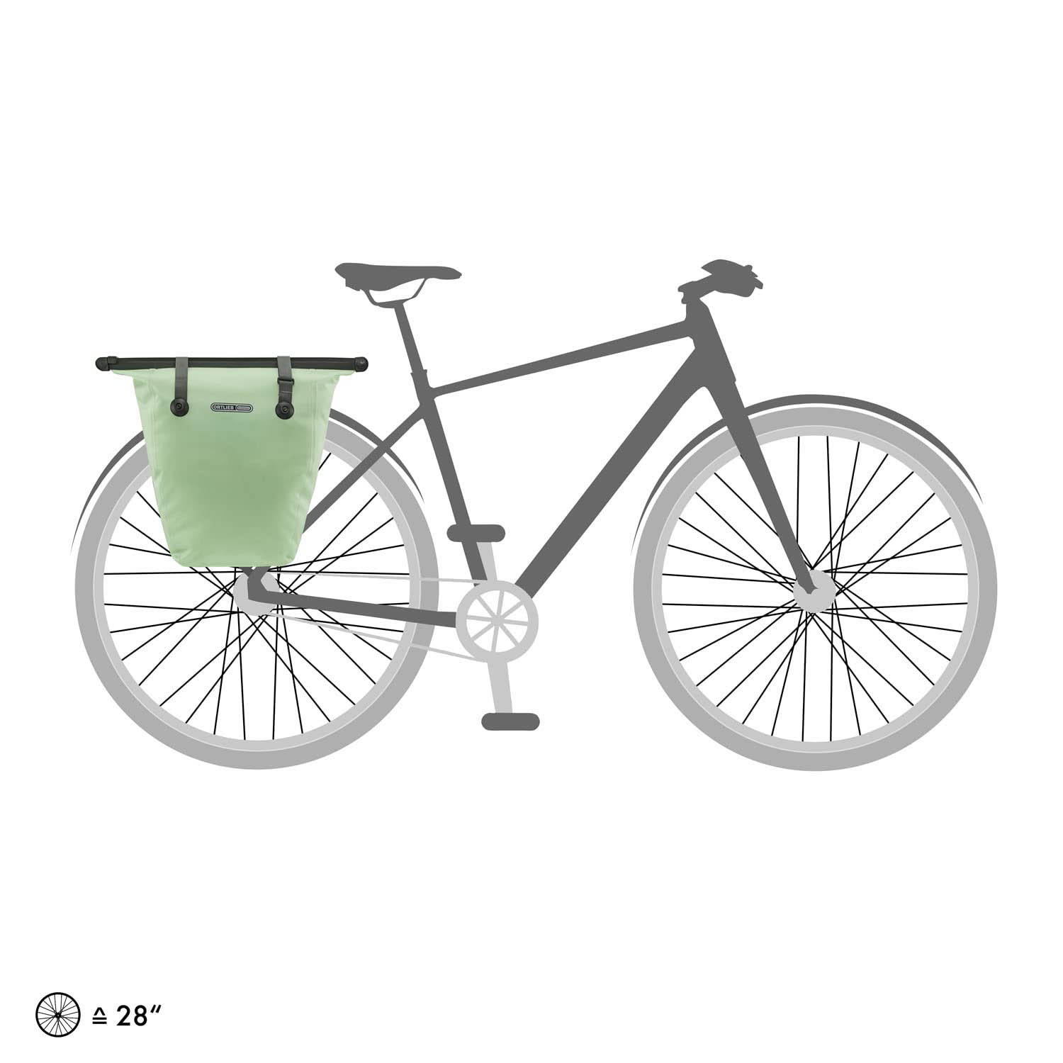 Чехол для перевозки велосипеда Ortlieb Bike-Shopper Pistachio