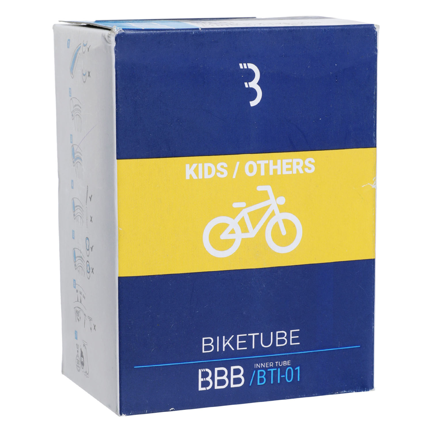 Велокамера BBB BikeTube 12,5x1,75/2,25 AV Black