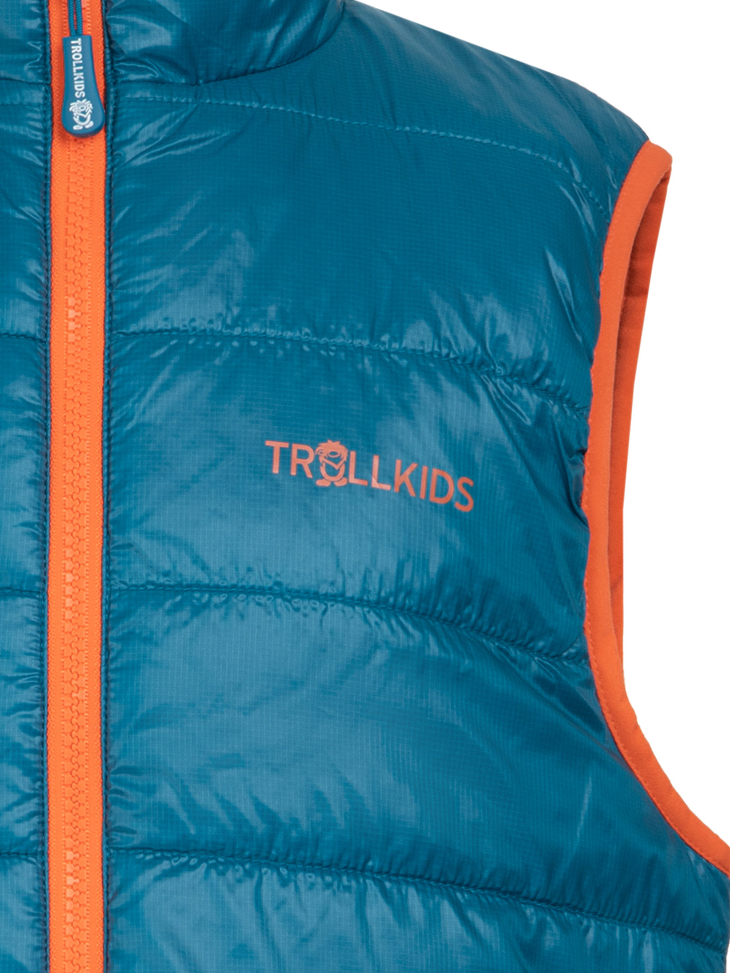 Жилет детский Trollkids Trondheim Atlantic Blue/Glow Orange