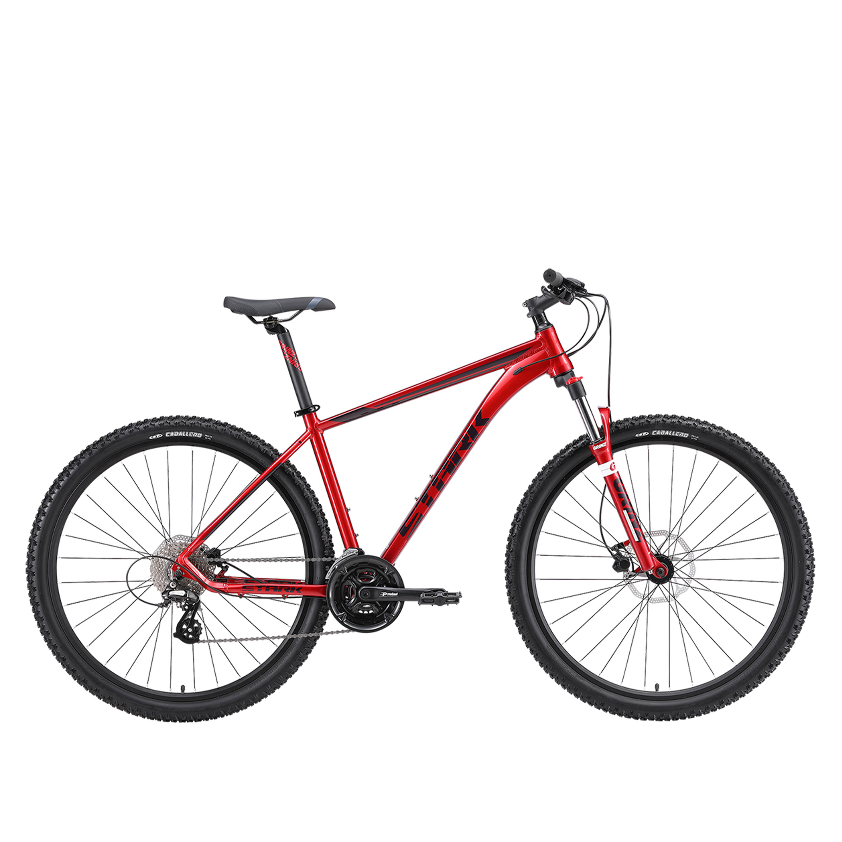 ВелосипедStarkRouter29.3HD2024ярко-красный/темно-фиолетовый