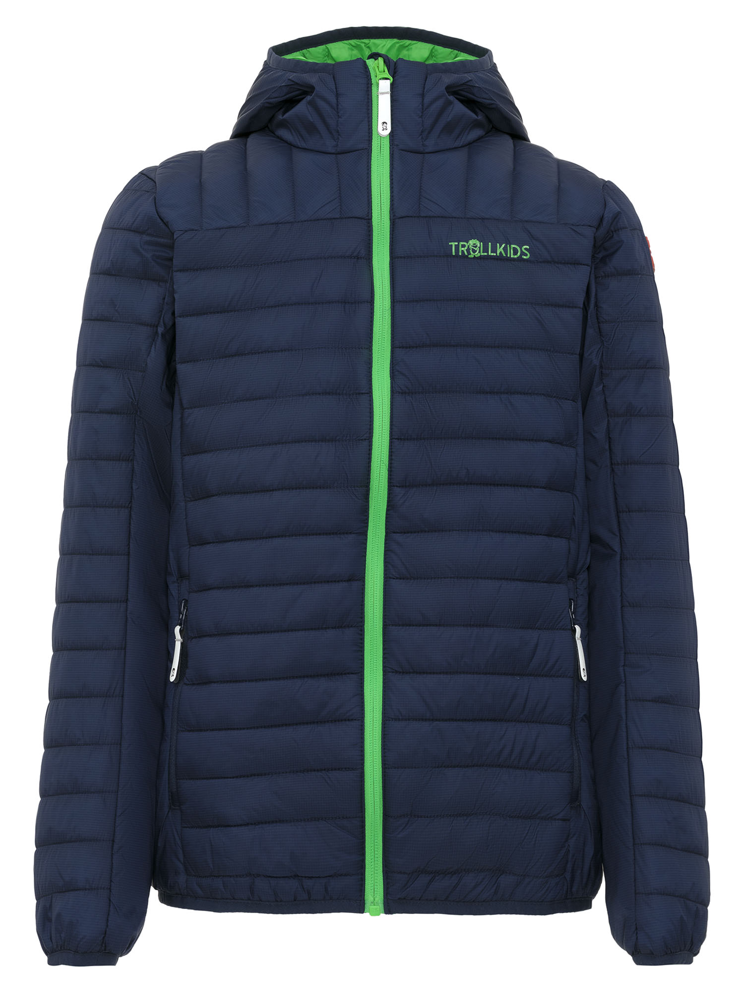 Куртка детская Trollkids Eikefjord Navy/Bright Green