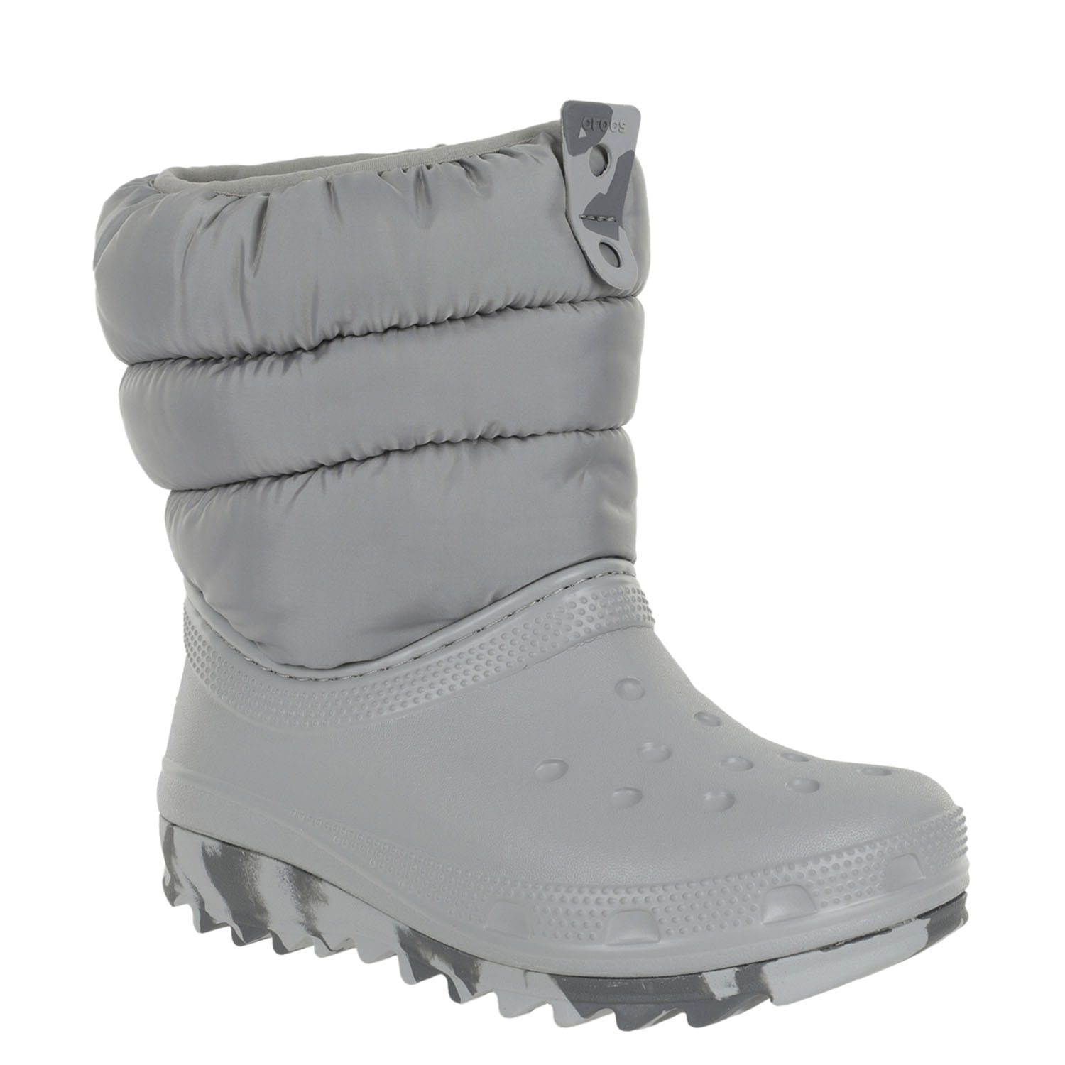 Сапоги детские Crocs Classic Neo Puff Boot K Light Grey