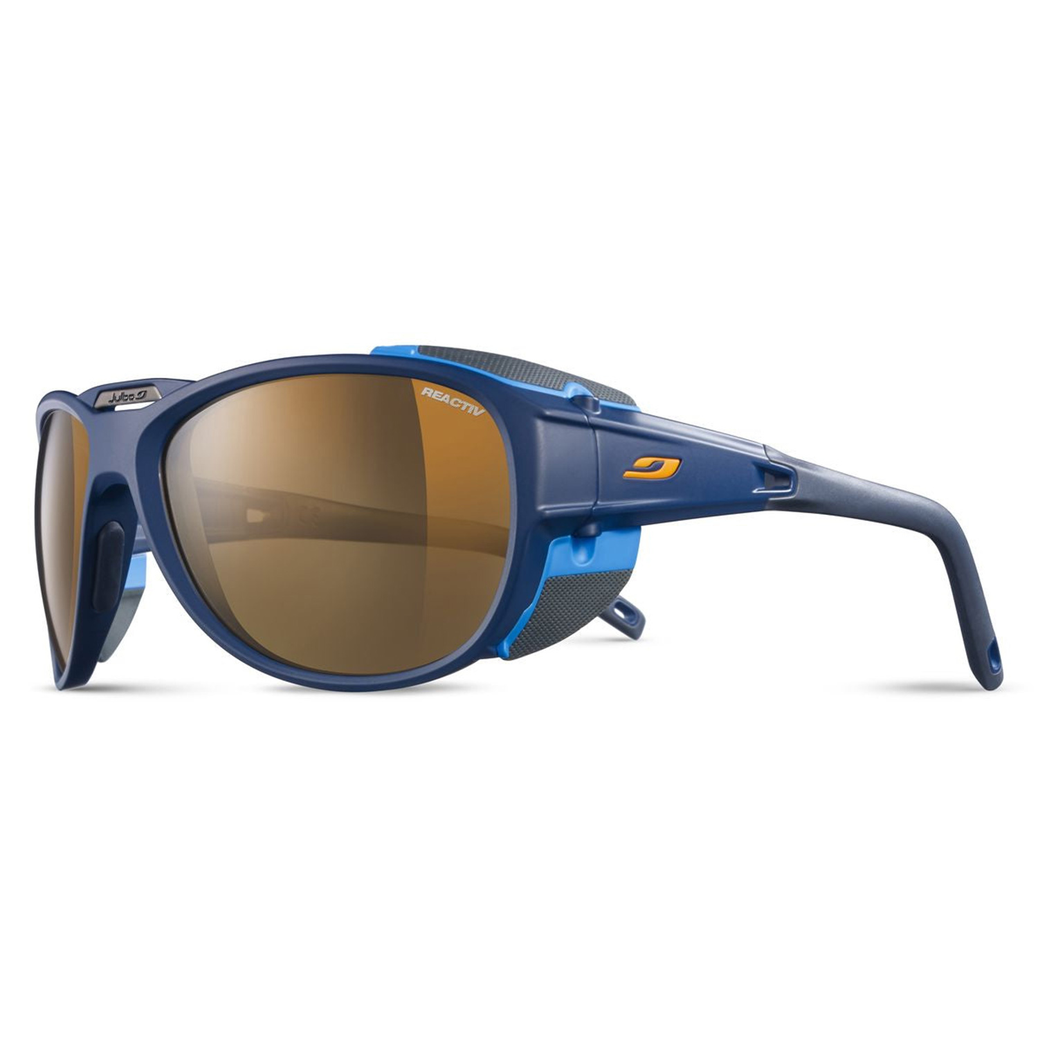 Очки солнцезащитные Julbo Explorer 2.0 Matte/Cyan Blue/Dark Blue/Reactiv S2-4 Polar/Brown