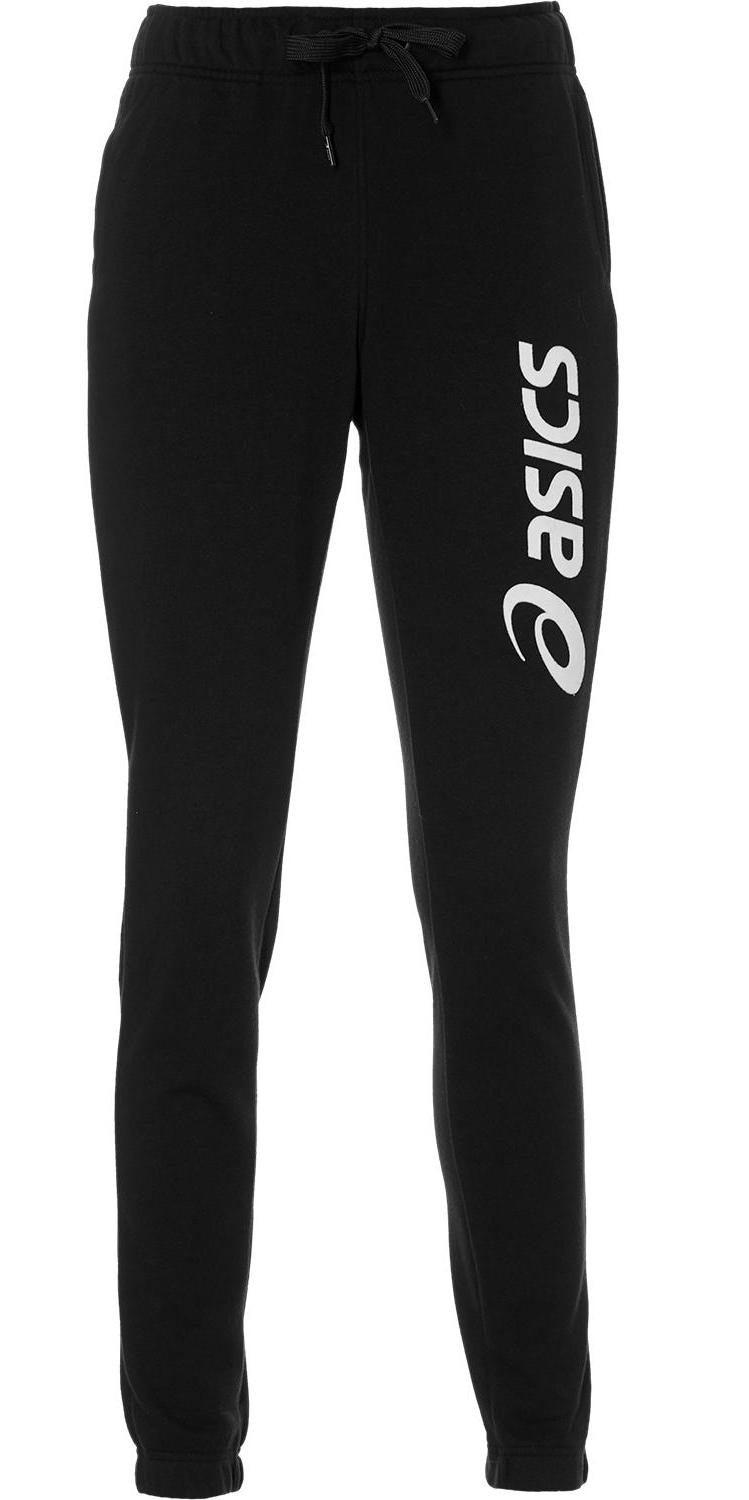 Брюки беговые Asics Big Logo Sweat Pant Performance Black/Brilliant White