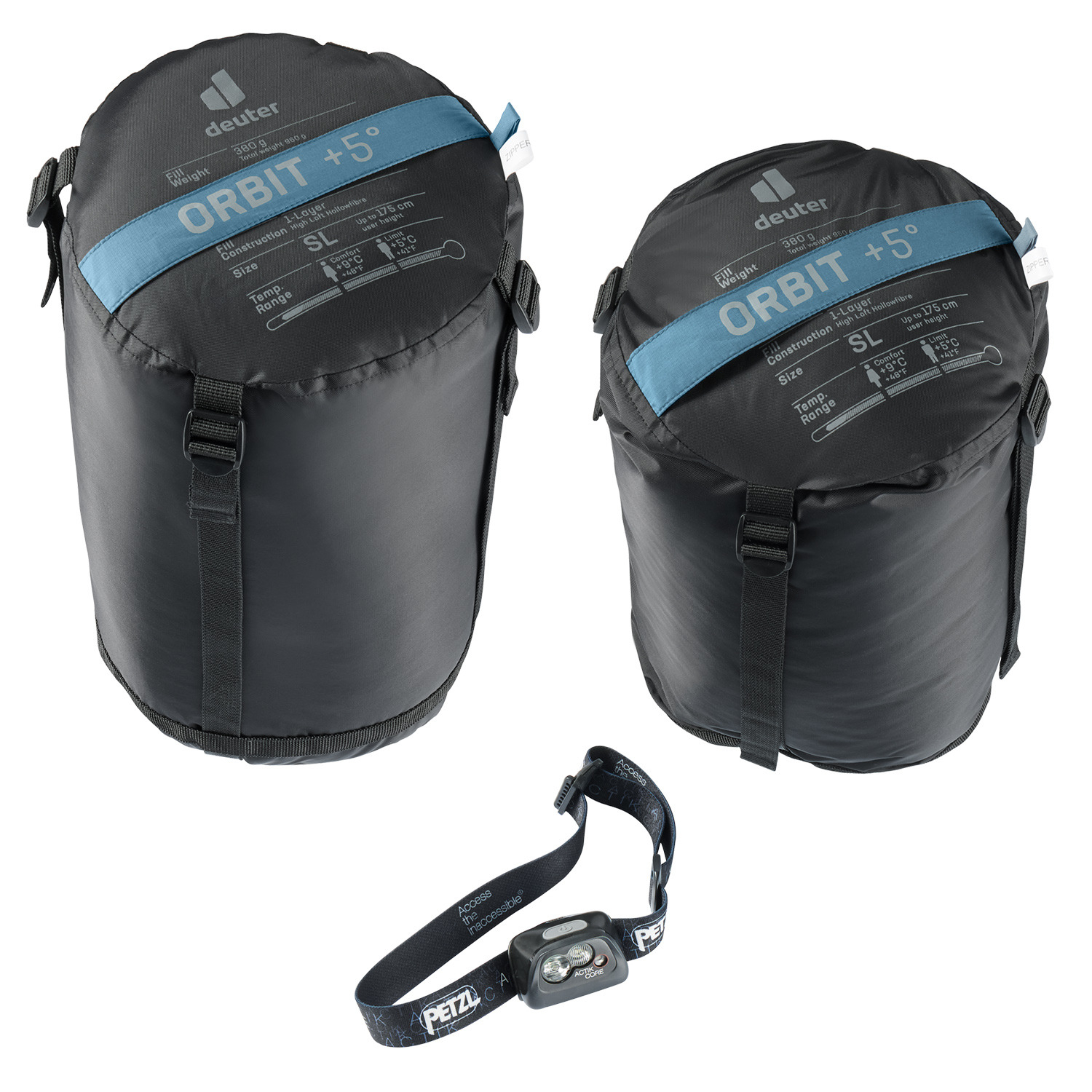 Спальник Deuter Orbit +5° SL Right Atlantic-Sage