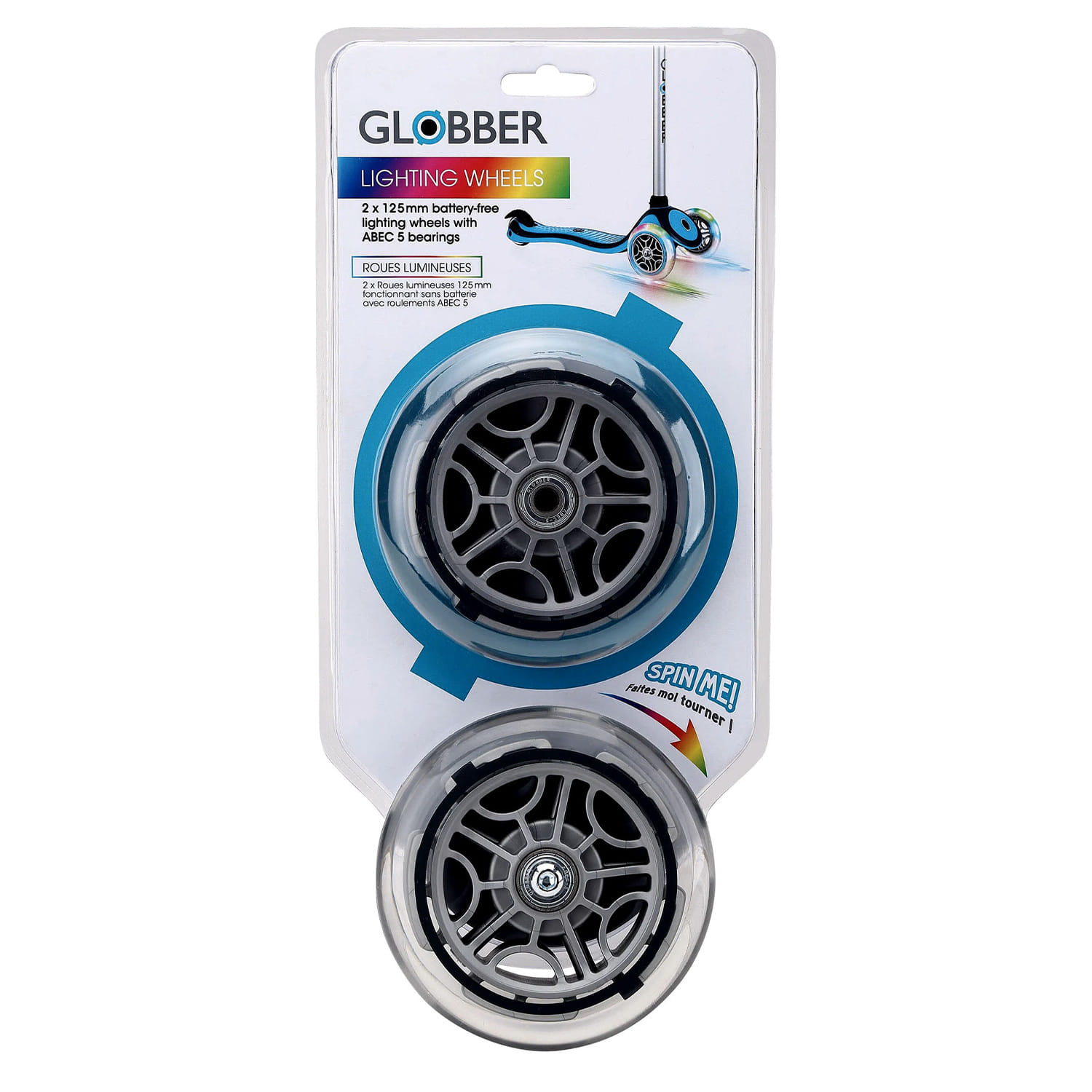 Колесо для самоката Globber 125 Mm Lightning Wheel Set For Primo / Evo / Elite / Flow 125