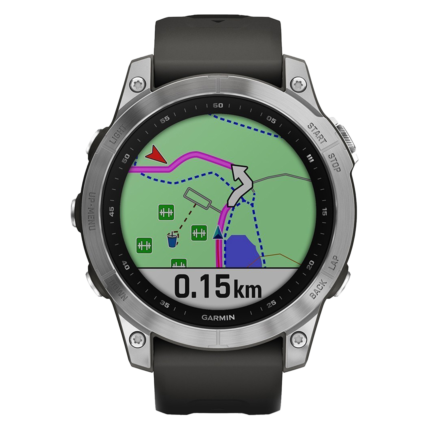 Часы Garmin Fenix 7 47мм Серебристый