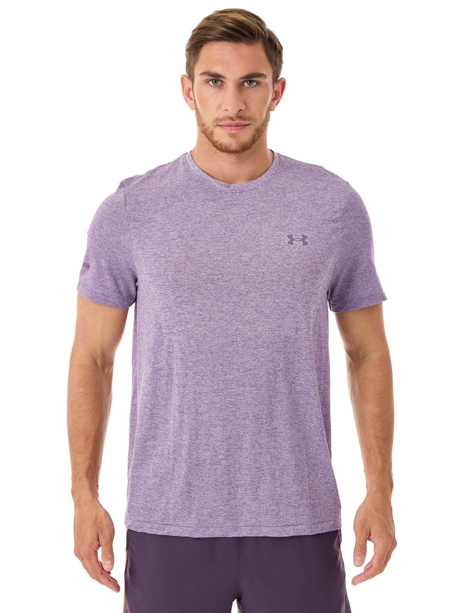 Футболка беговая Under Armour Seamless Stride Retro Purple