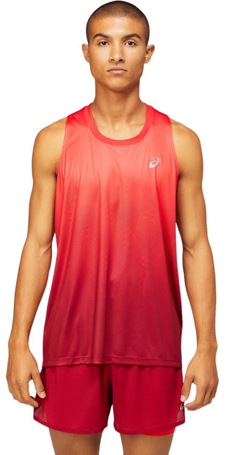 Майка беговая Asics Kasane Singlet Electric Red/Burgundy