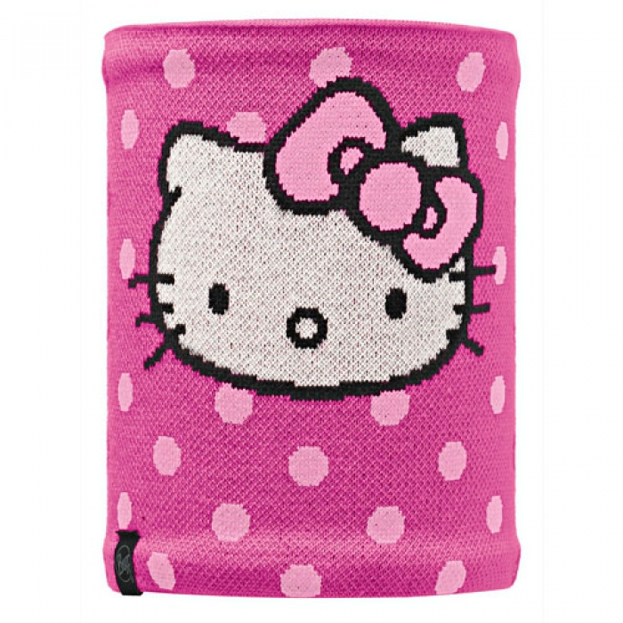 

Шарф Buff Neckwarmer Buff Knitted&polar Fleece Hello Kitty Child Hellodots/ Raspberry (См:50Cm/55Cm)