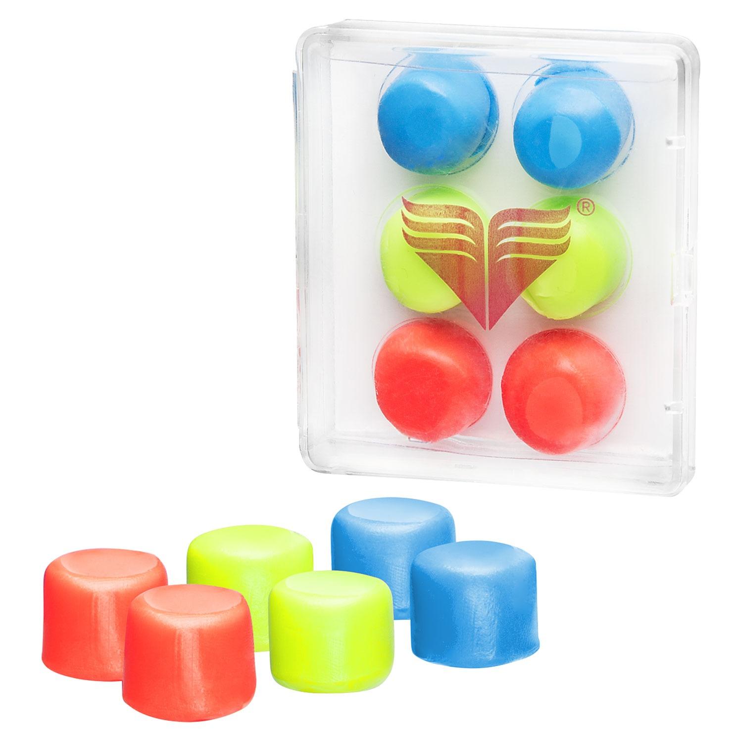 Беруши для плавания TYR Youth Multi-Colored Silicone Ear Plugs Мульти