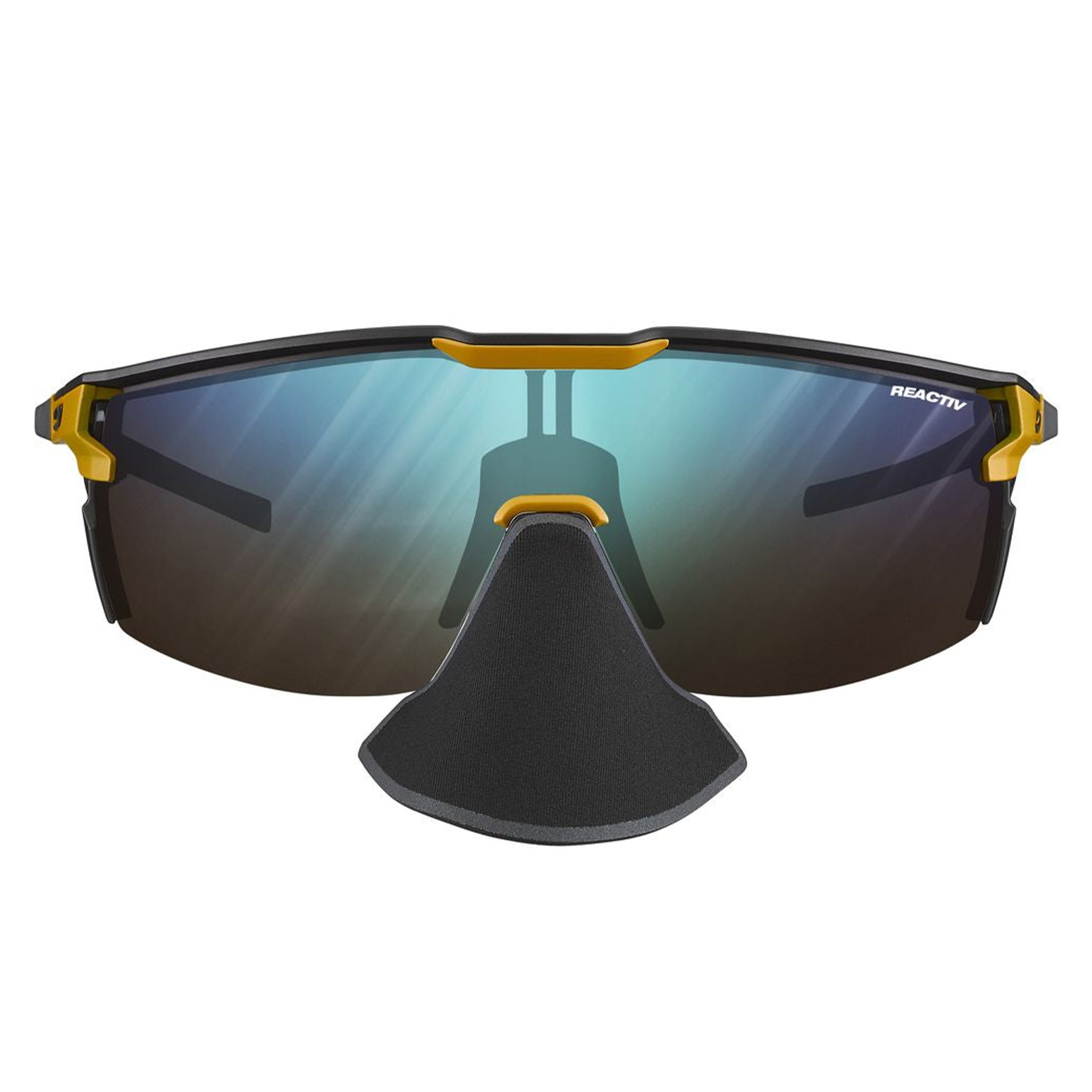 Очки солнцезащитные Julbo Ultimate Cover Yellow/Black/Reactiv S2-4/Yellow/Brown/Blue Flash