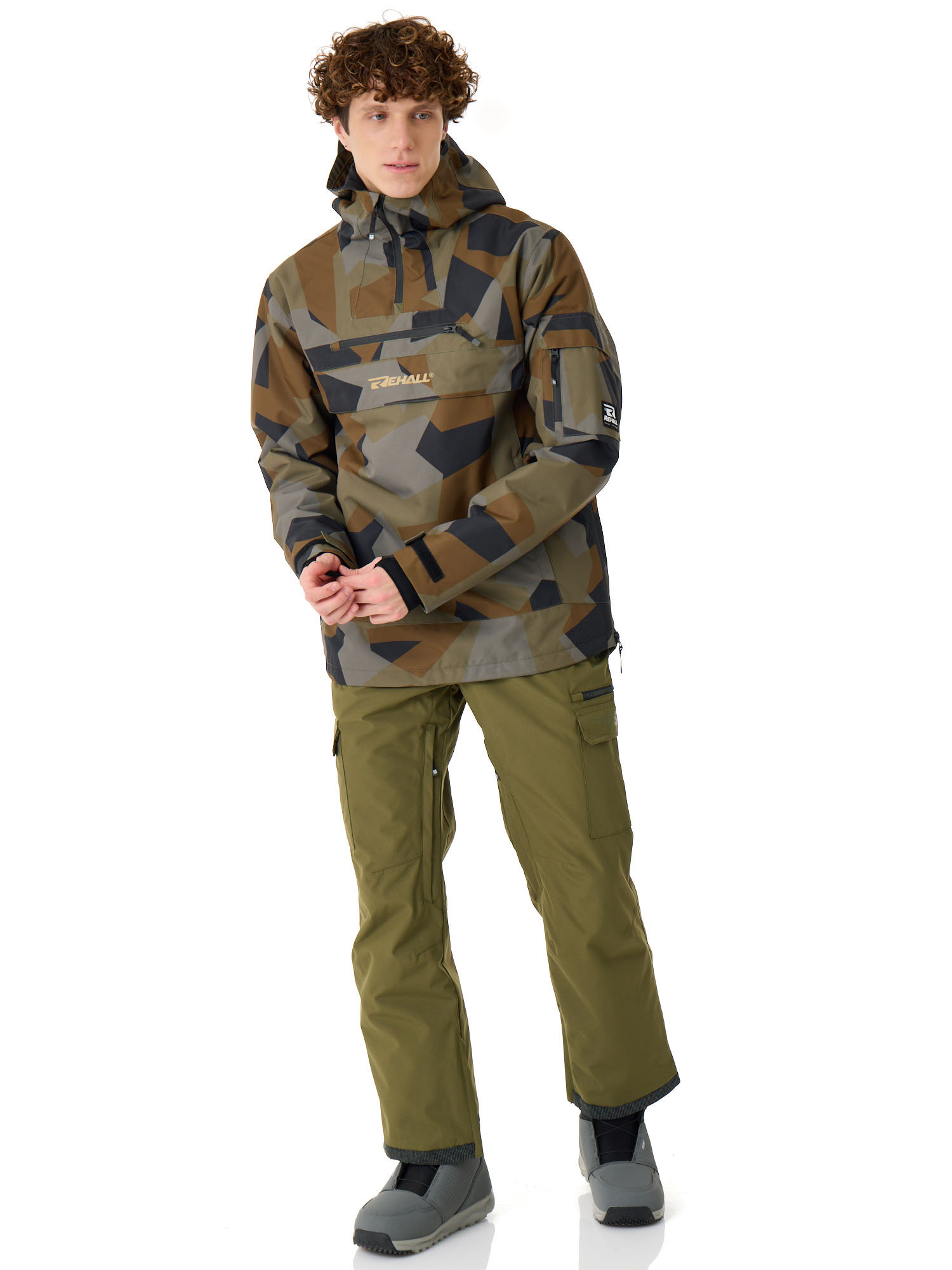 Куртка сноубордическая Анорак Rehall Artrix-R Camo Olive