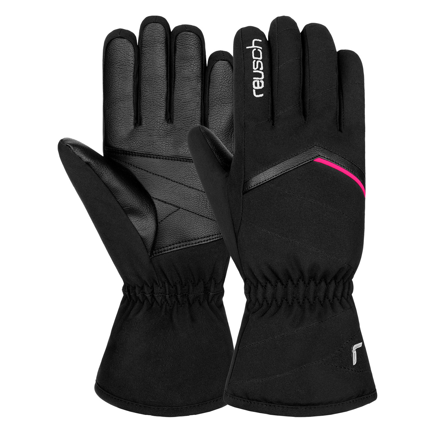 Перчатки REUSCH Marisa Black/White/Pink Glo