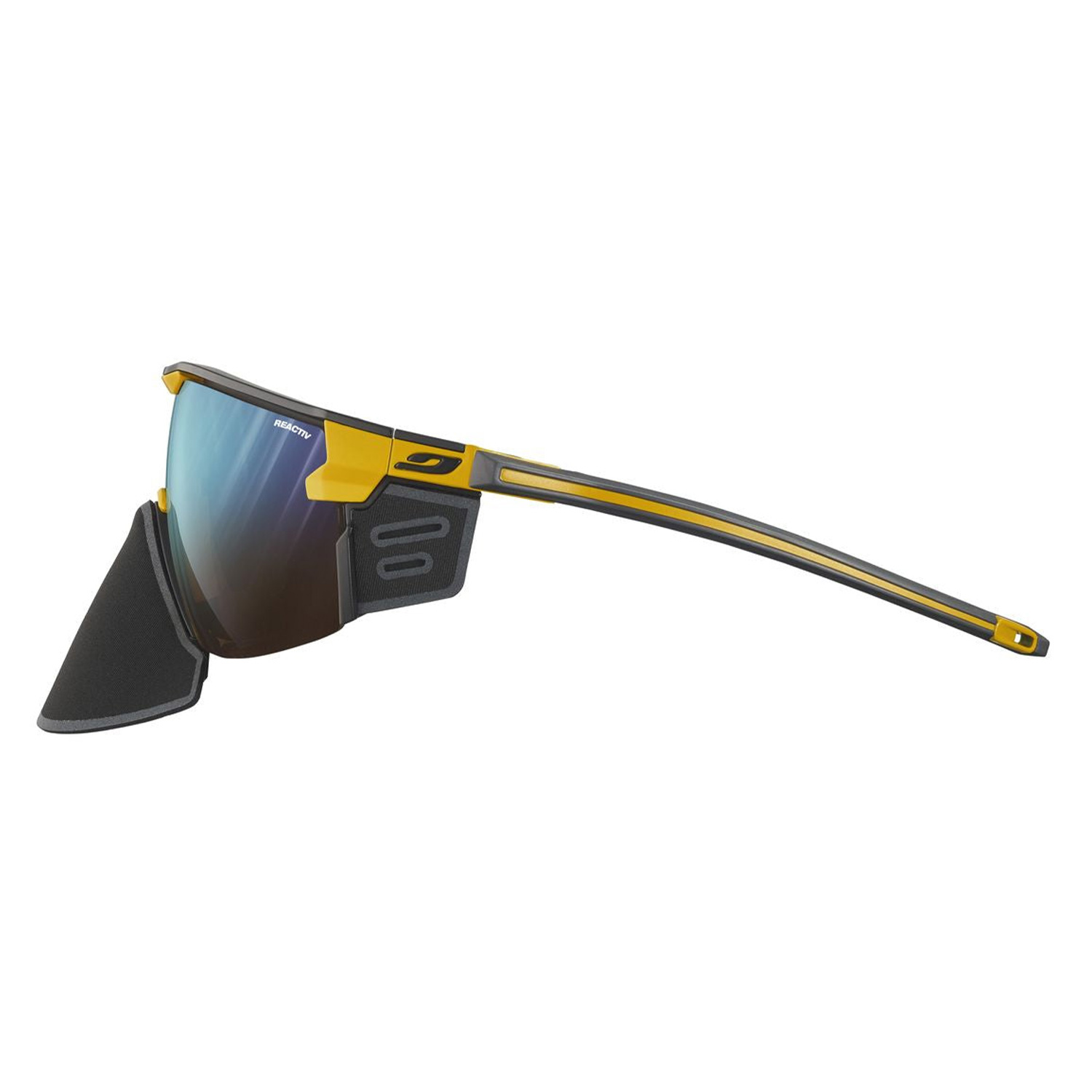 Очки солнцезащитные Julbo Ultimate Cover Yellow/Black/Reactiv S2-4/Yellow/Brown/Blue Flash