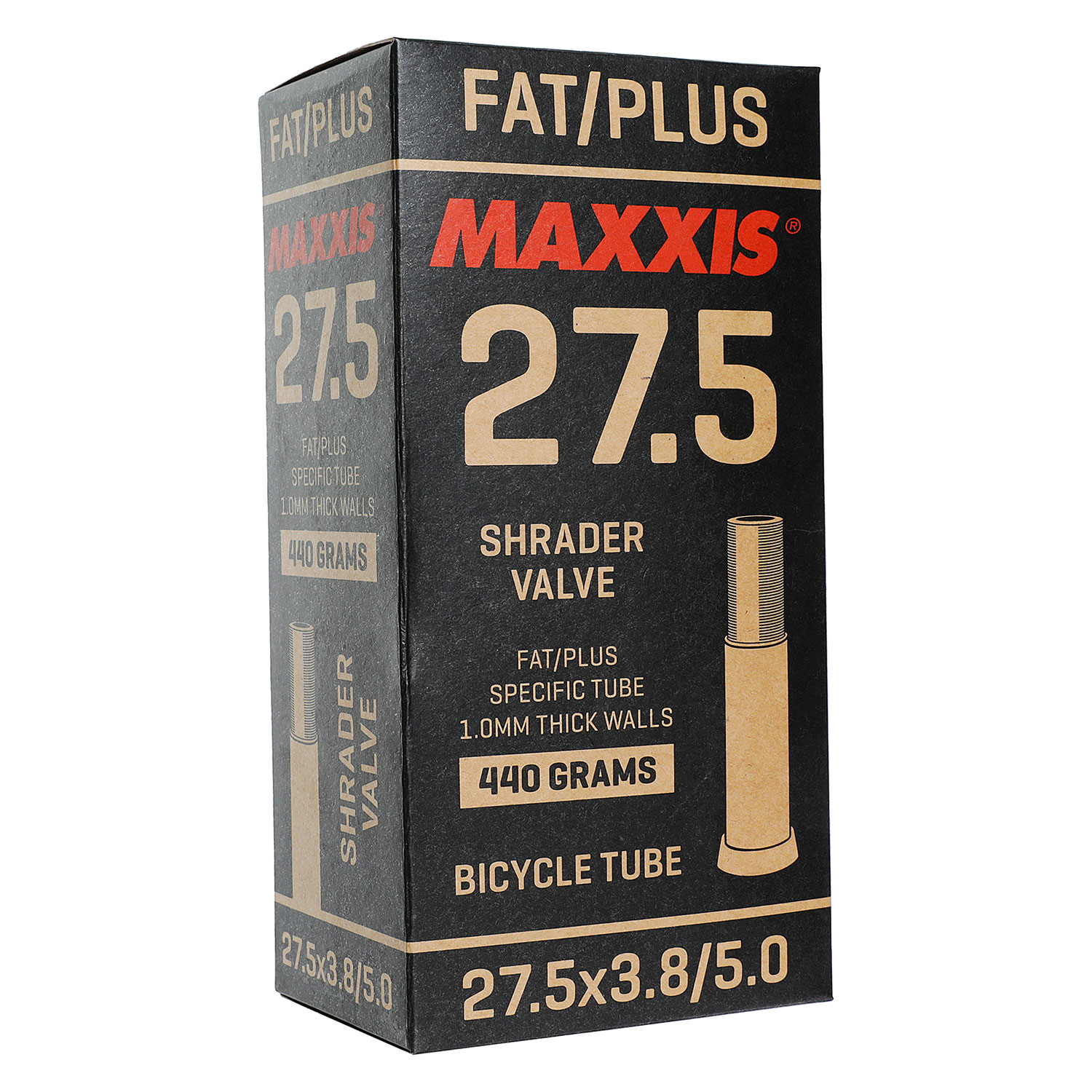 Велокамера Maxxis Fat/Plus Tube 27.5x3.8/5.0 SV Авто ниппель