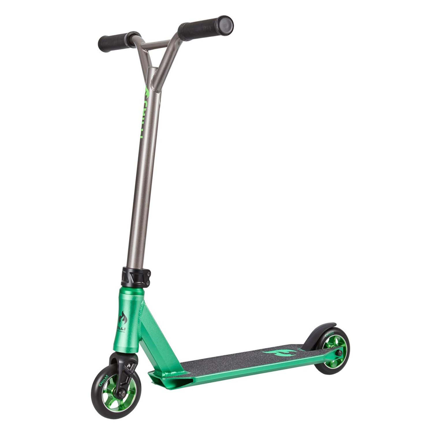 Самокат трюковой Chilli Pro Scooter 3000 Green/Black