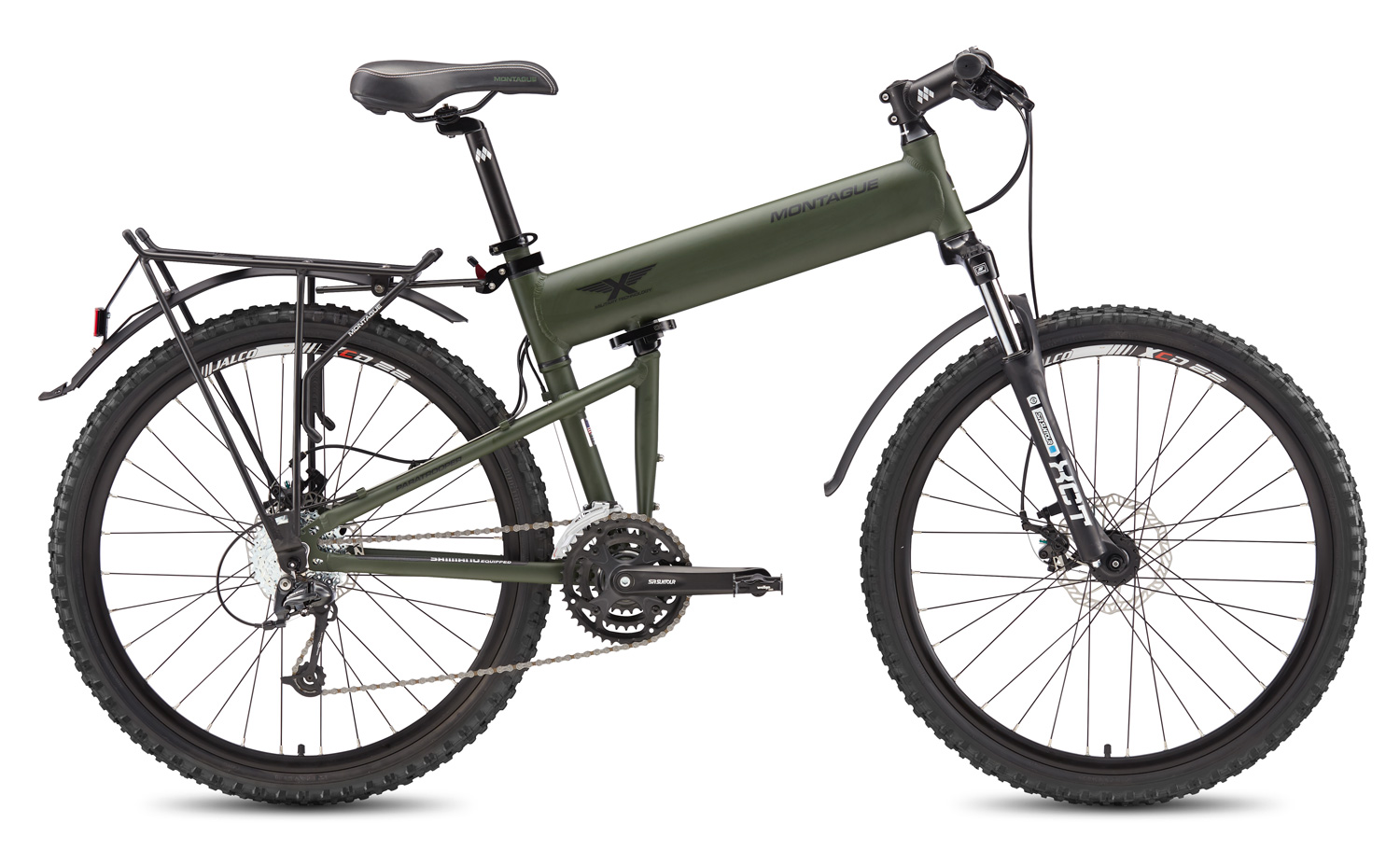 

Велосипед Montague Paratrooper 24 Speed 26 With Rackstand 2017 Защитный Матовый