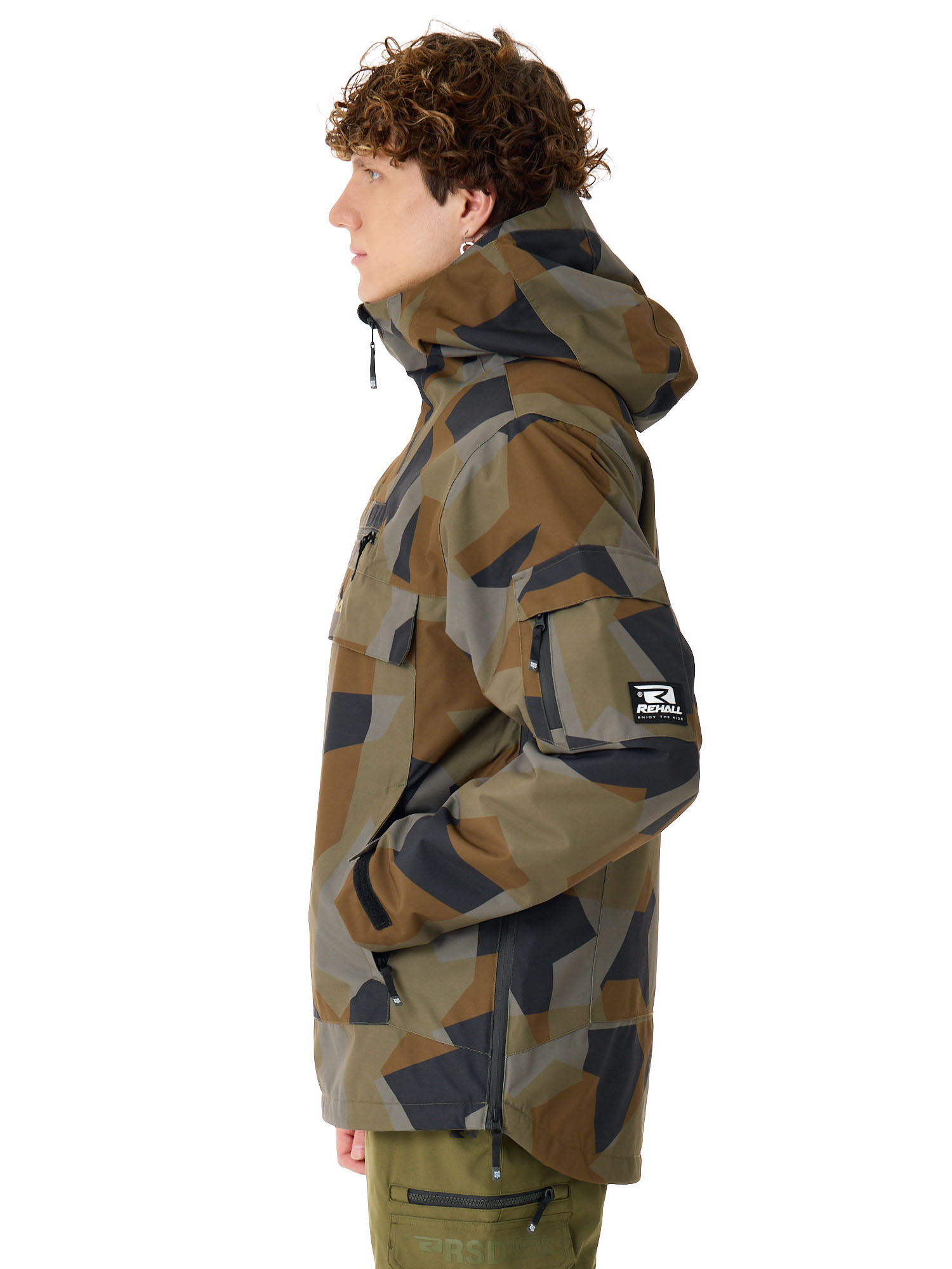 Куртка сноубордическая Анорак Rehall Artrix-R Camo Olive