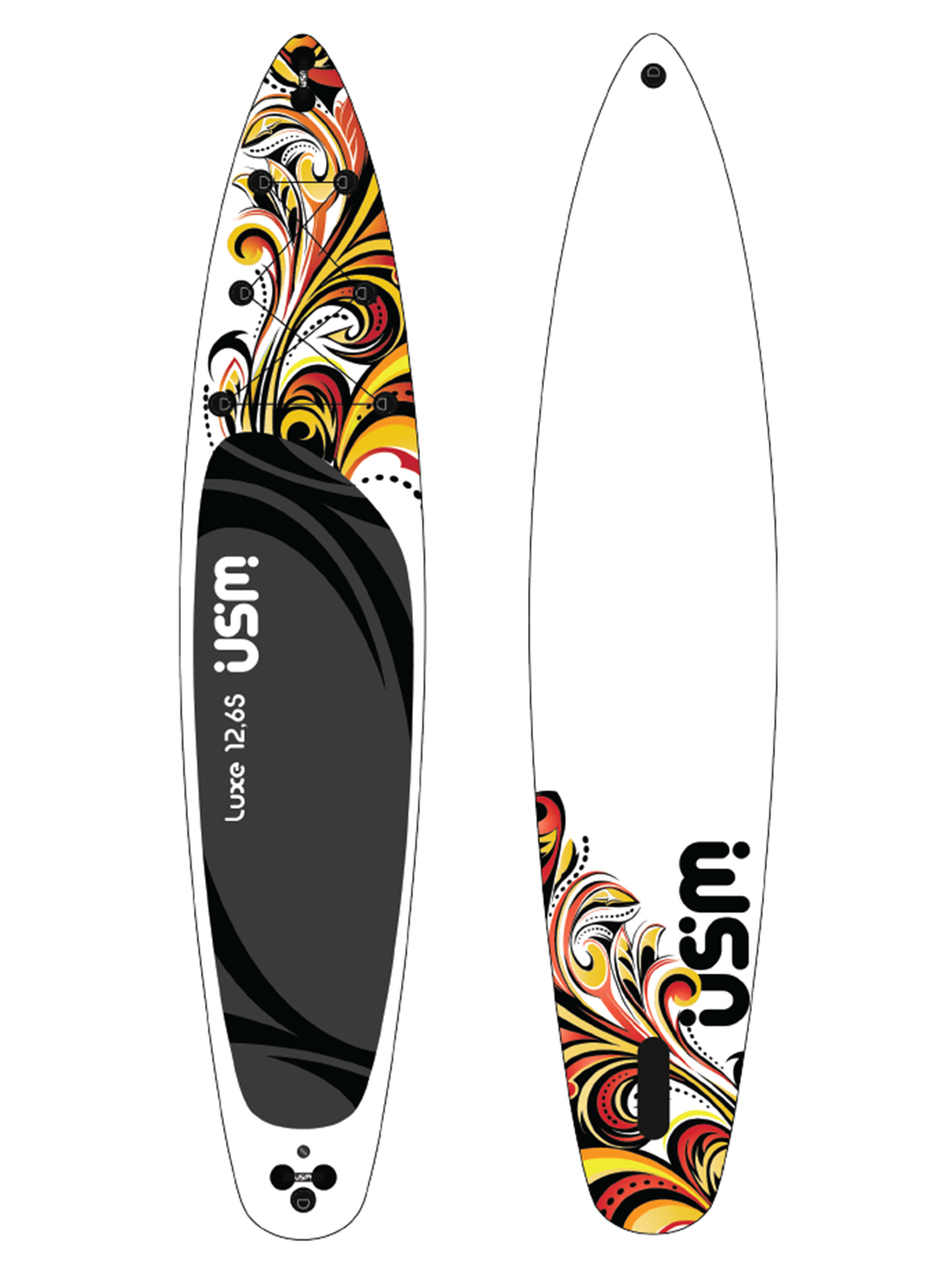 Надувной SUP комплект USM COMPANY Sport 12,6&quot; Pattern