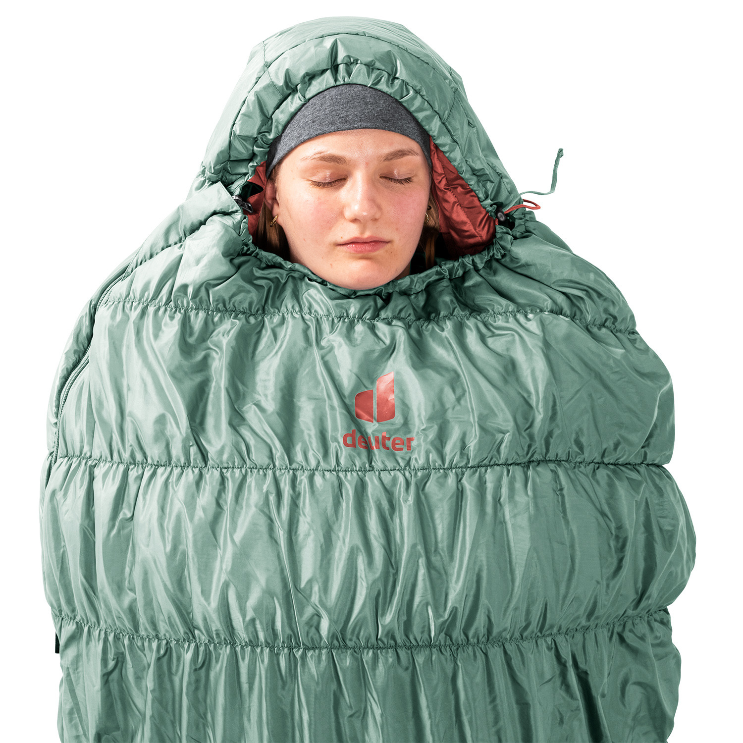 Спальник Deuter Exosphere +4° SL Left Sage-Redwood