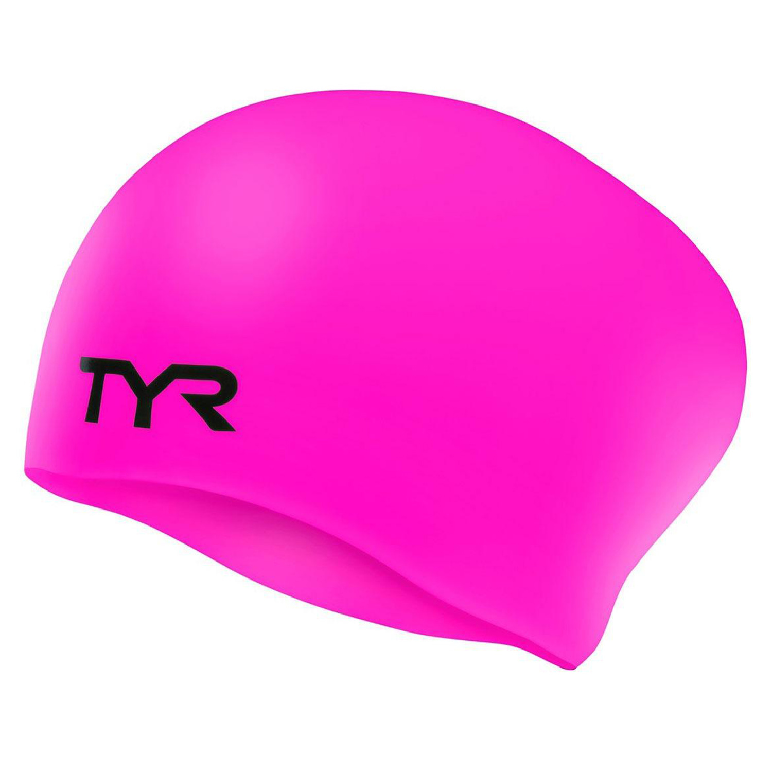 Шапочка для плавания TYR Long Hair Wrinkle-Free Silicone Cap Розовый