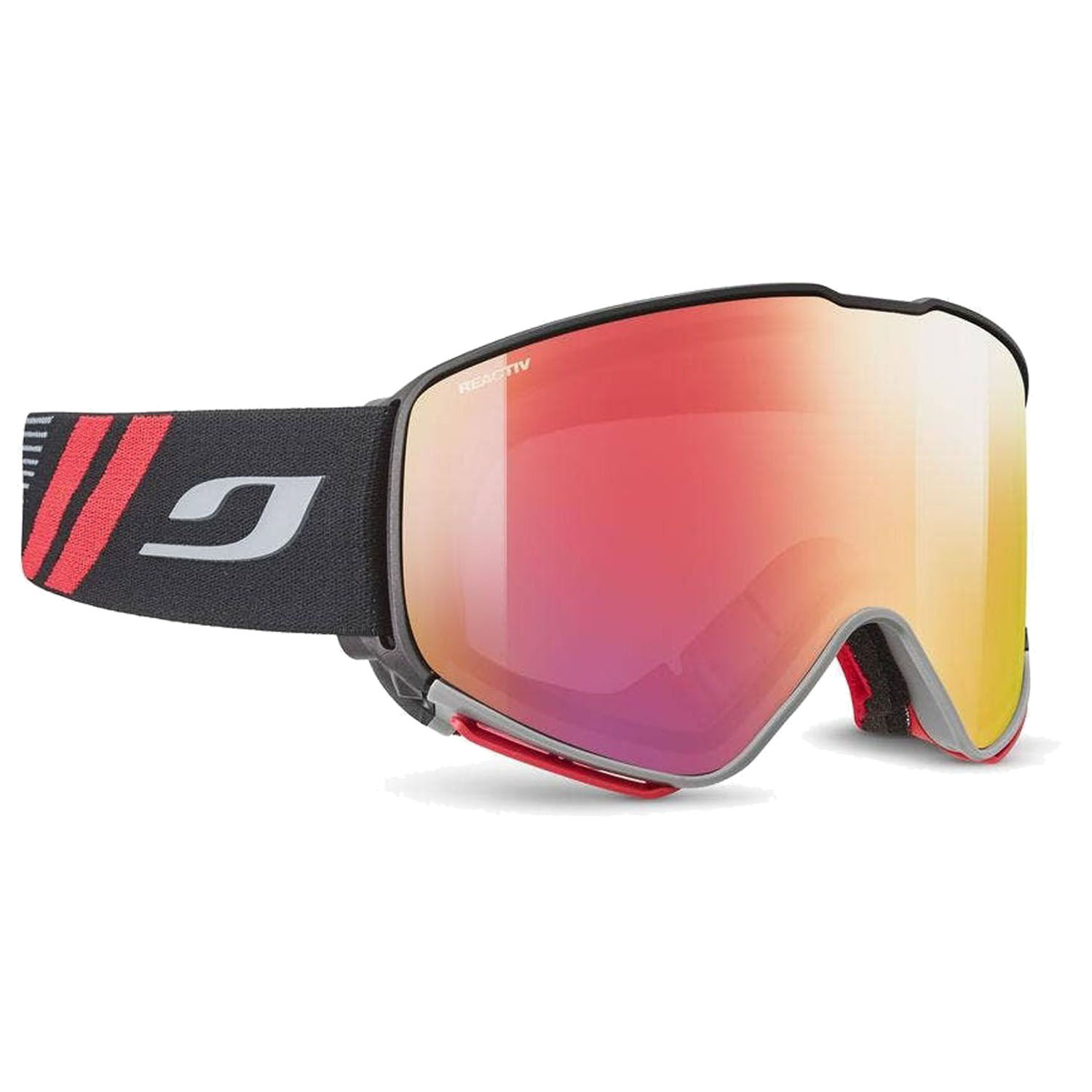 Маска горнолыжная Julbo Quickshift Otg Black/Reactiv 1-3 High Contrast Flash Red