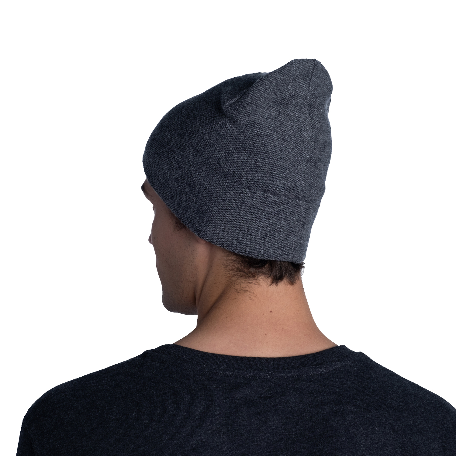 grey fleece hat