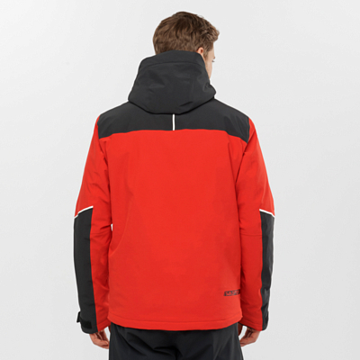 Куртка горнолыжная SALOMON Edge Jkt M Goji Berry/Black