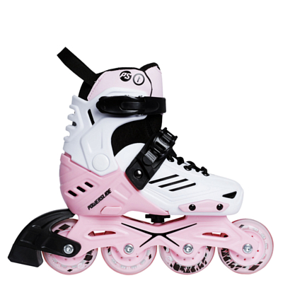 Роликовые коньки Powerslide Khaan Junior LTD White/Pink