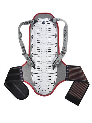 Защита спины NIDECKER Back Support With Body Belt (&gt; mt. 1,75) White/Red