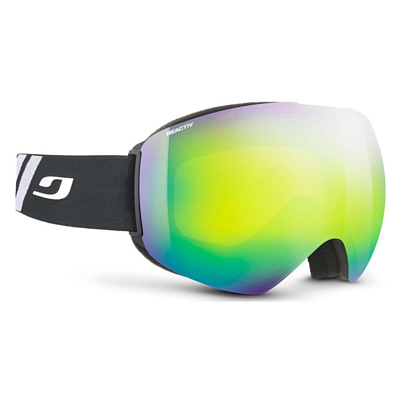 Маска горнолыжная Julbo Skydome Black-White/Reactiv 2-3 Glare Control Flash Green