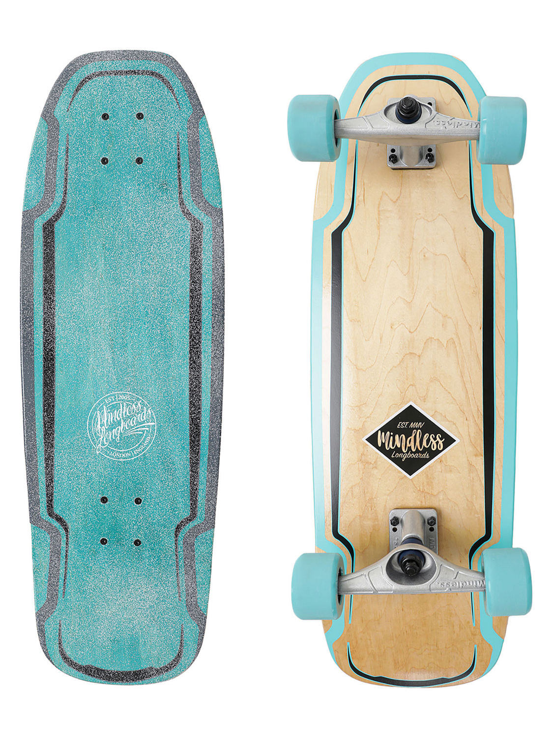 Лонгборд Mindless Surf Skate Green