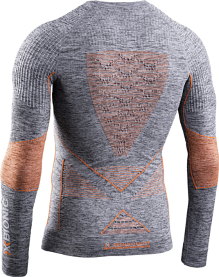 Футболка с длинным рукавом X-Bionic Energy Accumulator 4.0 Melange Shirt Round Neck Lg Sl Men