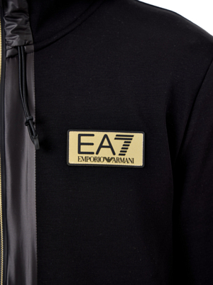 Толстовка EA7 Emporio Armani Gold Label FZ Mopl Black