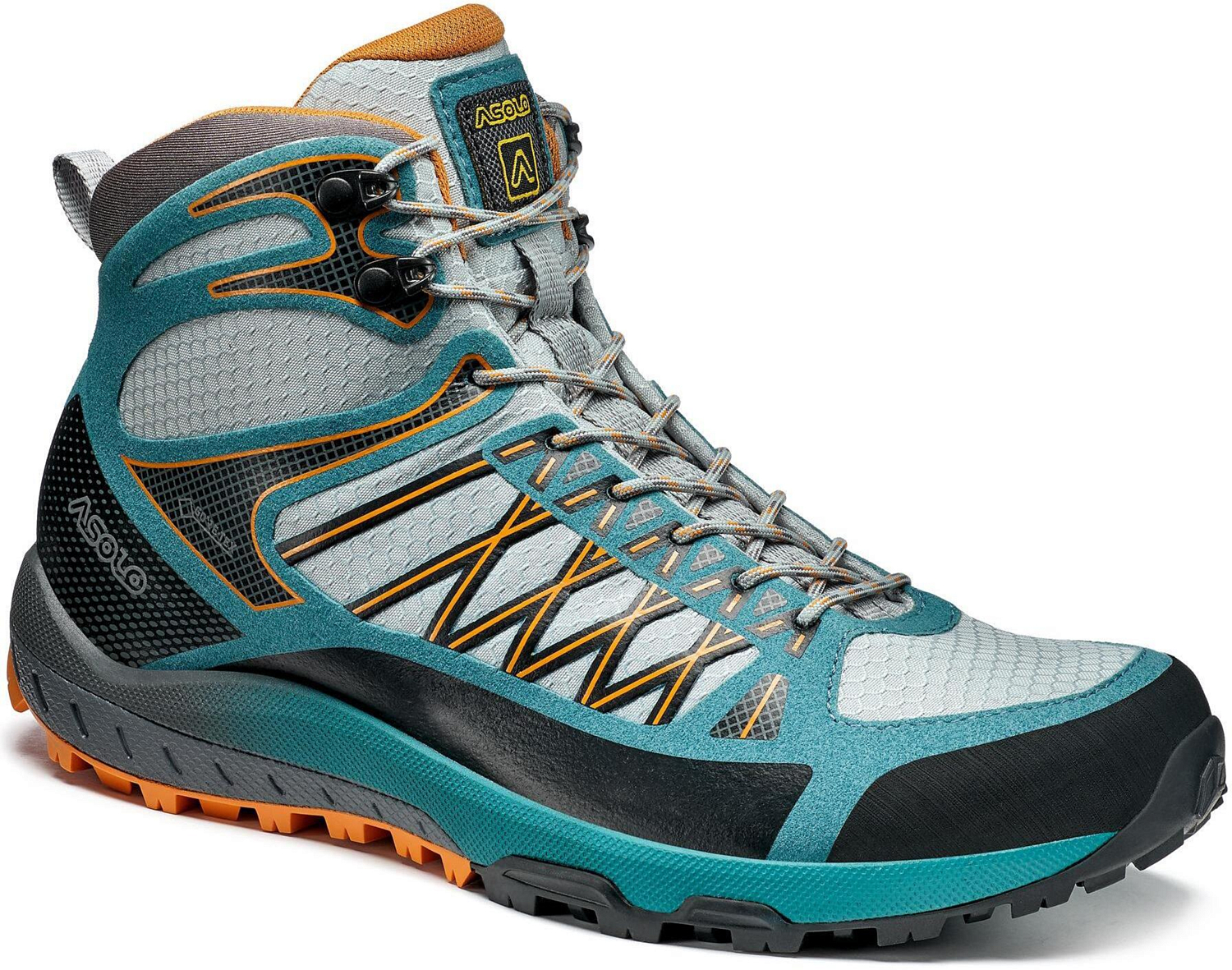 Asolo Hiking Lifestyle Grid Mid Gv Sky Grey North Sea