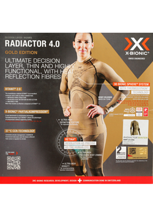 Футболка с длинным рукавом X-Bionic Radiactor 4.0 Gold