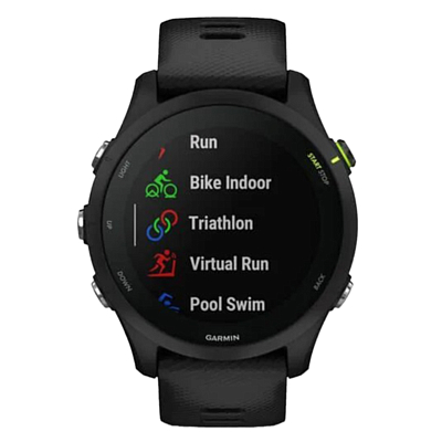 Часы Garmin Forerunner 255 Music 45,6мм Черный