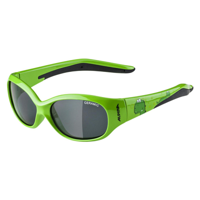 Очки солнцезащитные ALPINA Flexxy Kids Green Dino Gloss/Black Cat.3