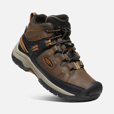 Ботинки детские Keen Targhee Mid Wp Dark Earth/Golden Brown