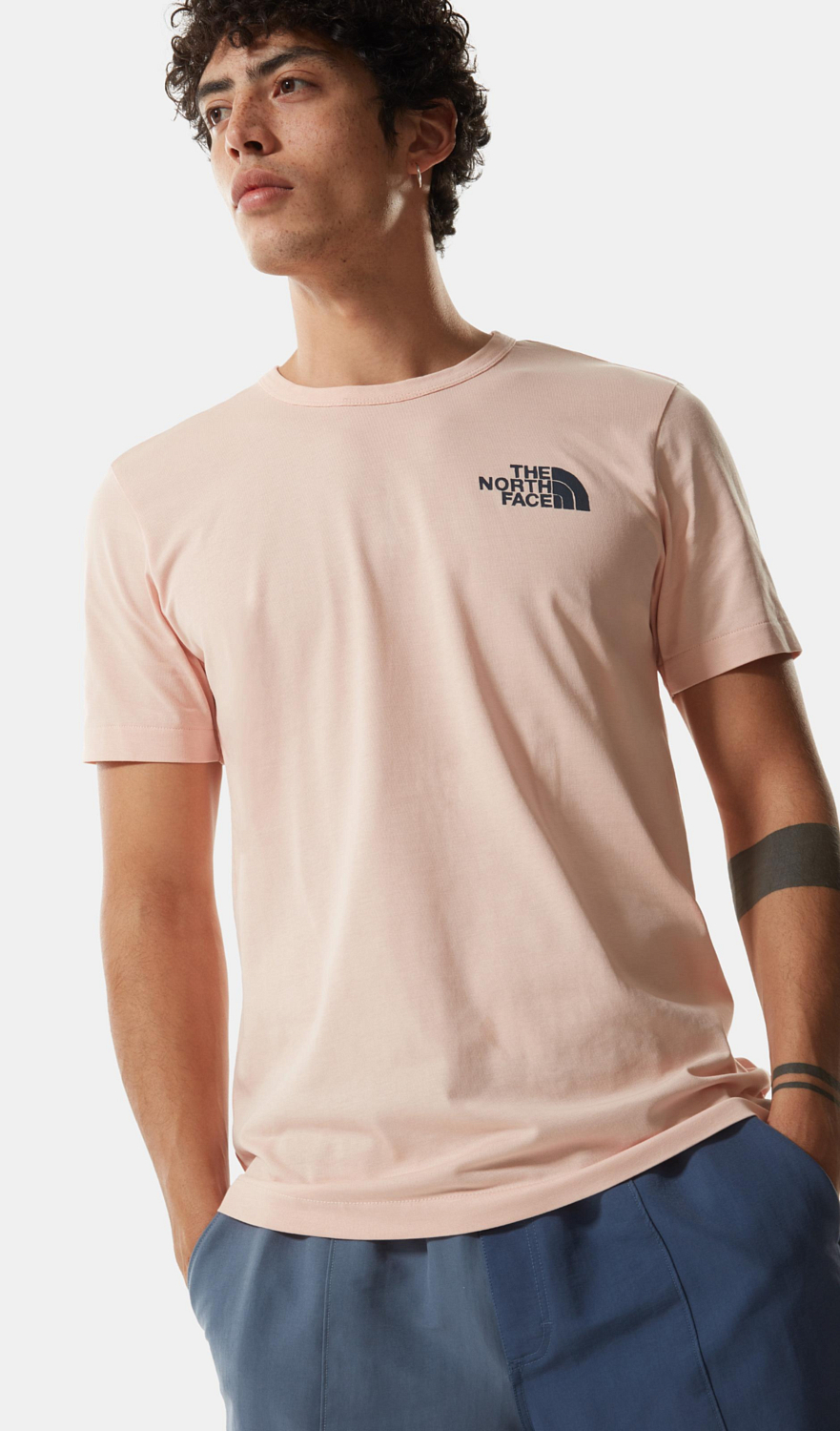 Футболка The North Face Him Bottle Tee Short Sleeve Evening Sand Pink